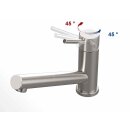 Villeroy & Boch Como Shower Window Einhand-Spültischbatterie Hochdruckarmatur Edelstahl massiv (LC)