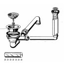 Villeroy & Boch Profi Ablaufgarnitur verchromt...