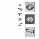 FRANKE BXX 160-34-16, Siebkorb mit Druckknopf