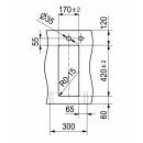 FRANKE BXX 210-16, mit Siebkorb mit Druckknopfventil