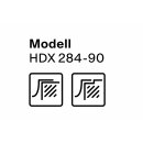 FRANKE HDX 284 Edelstahl, Slimtop / Flächenbündig, 895 x 510mm, reversibel,