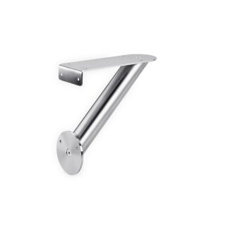 Naber Capitello 4. Konsole. Edelstahl, H 180 mm, Rohr-Ø 45 mm.