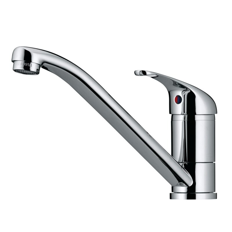 IMEX LINE Einhebelmischer Chrom – Für Waschbecken, Mit Keramikkartusche, Flexiblen Schläuchen