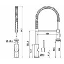 NABER LINEA Drive 5, chrom, Hochdruck