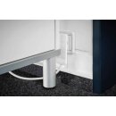 Naber Flachstecker Weiß 12 mm tief, lose, Schraubmontage