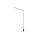Nose Farbwechsel LED mit Touch Schalter u. Dimmer, edelstahlfarbig.