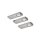 Naber Rea 1 LED Set-3 S mit Schalter. Unterbodenleuchte. Edelstahl.