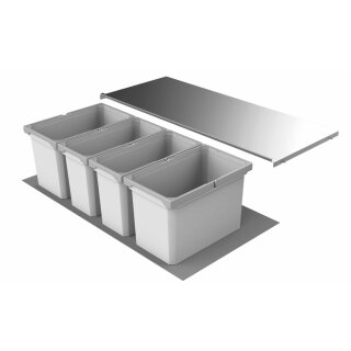 NABER Cox® Box 275 S/1000-4. Hellgrau, für Auszugstechnik 100 cm