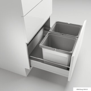 Cox® Box 275 K/600-2. Mit Biodeckel, hellgrau Auszugstechnik: für