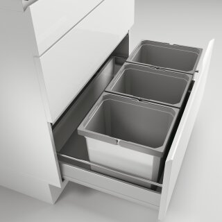 Cox® Box 275 K/800-3. Ohne Biodeckel, hellgrau Auszugstechnik: für