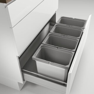 Cox® Box 275 K/900-4. Ohne Biodeckel, hellgrau Auszugstechnik: für