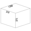 Cox® Box 275 K/1200-5. Mit Biodeckel, hellgrau...