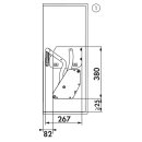 iMove-Set Single Tray, für 600er Schrank, B 565 mm, silber.