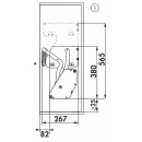 iMove-Set Double Tray, für 600er Schrank, B 565 mm, silber.