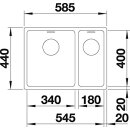 BLANCO ANDANO 340/180-IF