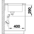 BLANCO ANDANO 450-U Edelstahl Seidenglanz Unterbaubecken