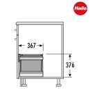 HAILO Tandem S 2 plus // TR Swing 60.2/3M , Abfallsammler