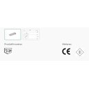 NABER Rea 1 LED, Set-2, 3000 K warmweiß Edelstahlgehäuse, Flächen-LED