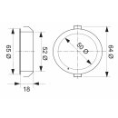 NABER Riflett 1 LED, Einbauleuchten Set 3  Energieklassen A++ - A