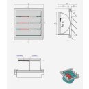 NABER K-Klima-R 150/150 Mauerkasten anthrazit