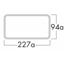 Naber Compair® K-Klima-R flow 150 Mauerkasten hellgrau, Flachkanalaufnahme.