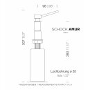 SCHOCK Spülmittelspender AMUR Chrom,