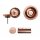 SCHOCK Sichtteile Copper zu Ablaufgarnitur mit Drehexcenter 629385PD