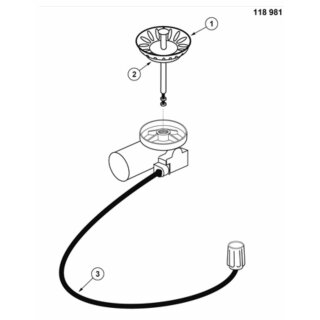 Blanco Nachrüstset steckbr mit Bowdenzug Standard