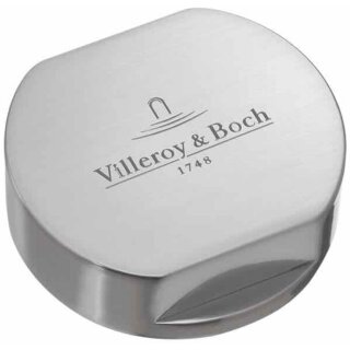 Villeroy & Boch Abdeckkappe für Doppeldrehgriff gebürstet