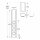 THEBO MIRA / WASA XS Wand-Steckdosenelement 4-fach teleskop. Edelstahl