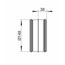 SR-VBS 150 Rohrverbinder, Verbindungselement, verzinkter...