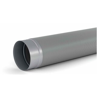 NABER SR-R flex 150 Rundrohr, Lüftungsrohr, Aluminium/Edelstahl, L 350 mm