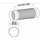 SR-R flex 150 Rundrohr, Lüftungsrohr, Aluminium/Edelstahl, L 350 mm