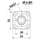 NABER Water Box, Verteiler, verchromt