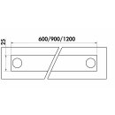 NABER Cast Set, Relingsystem, B 900 mm, inkl. 6 Haken