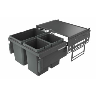 NABER Cox® Base 360 S/600-3, ohne Biodeckel, anthrazit, H 360 mm