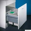 Cox® Base 360 S/600-3, Abfallsammler für Frontauszüge, mit Biodeckel, anthrazit, H 360 mm