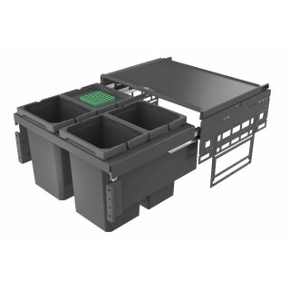 NABER Cox® Base 360 S/600-4, mit Biodeckel, anthrazit, H 360 mm