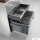 Cox® Base 360 S/600-2 mit Base-Board, Abfallsammler mit Frontauszugssystem, anthrazit, H 460 mm