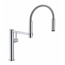 FRANKE PESCARA Black matt Armatur mit Auszugsbrause