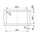 FRANKE BOX CENTER, BWX 220-54-27 A, 860 x 510 mm,