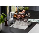 BLANCO Set TOP-Schienen 400, Edelstahl/Kunststoff