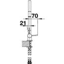 BLANCO CORESSA-F, metallische Oberfläche, chrom, Hebel links, Hochdruck