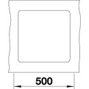 BLANCO SUBLINE 400-F, SILGRANIT® PuraDur®, weiß, ohne Ablauffernbedienung