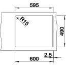 BLANCO PLEON 6, SILGRANIT® PuraDur®, weiß, mit Ablauffernbedienung