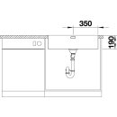 BLANCO ANDANO 700-IF/A, Edelstahl Seidenglanz, mit Ablauffernbedienung