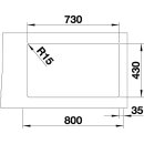 BLANCO ETAGON 700-IF, Edelstahl Seidenglanz, ohne Ablauffernbedienung, mit Zubehör