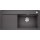 BLANCO ZENAR XL 6 S-F DampfgarPlus, SILGRANIT® PuraDur®, felsgrau, Becken rechts, mit Ablauffernbedienung, inkl. Glasschneidbrett