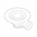 FRANKE  Integral Stopfenventil 3 1/2" mit Überlaufanschluss