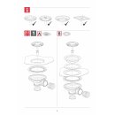 FRANKE  Integral Stopfenventil 3 1/2" mit Überlaufanschluss